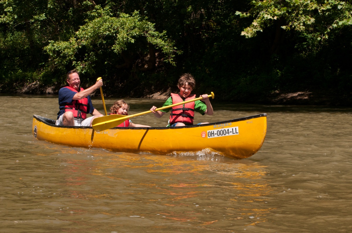 Canoeing with Kids on the Little Miami Scenic River 
